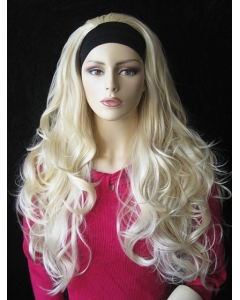 Style Blonde Wavy Long Human Hair Wigs & Half Wigs Style Blonde Wavy Long Human Hair Wigs & Half Wigs