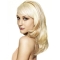 No-fuss Blonde Wavy Long Human Hair Wigs & Half Wigs