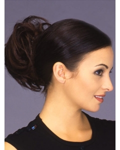 Synthetic Brown Affordable Wraps / Buns Synthetic Brown Affordable Wraps / Buns