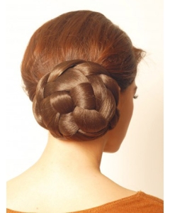 Synthetic Brown Convenient Wraps / Buns Hairpieces Synthetic Brown Convenient Wraps / Buns Hairpieces