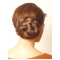 Synthetic Brown Convenient Wraps / Buns Hairpieces
