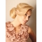 Synthetic Blonde Beautiful Wraps / Buns Hairpieces