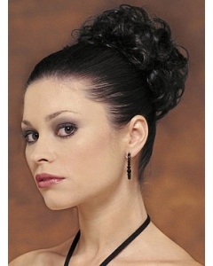 Synthetic Black Amazing Wraps / Buns Hairpieces Synthetic Black Amazing Wraps / Buns Hairpieces