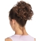 Synthetic Brown Comfortable Wraps / Buns Hairpieces