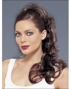 Gorgeous Brown Wavy Long Ponytails Hairpieces Gorgeous Brown Wavy Long Ponytails Hairpieces