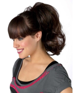 Synthetic Brown Shining Ponytails Synthetic Brown Shining Ponytails