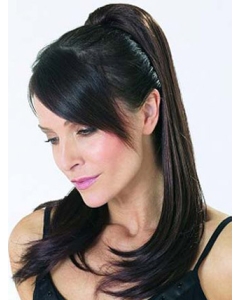 Synthetic Long Black Perfect Ponytails Synthetic Long Black Perfect Ponytails