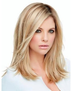 Top Style 12" Topper Hair Addition | Synthetic Hair Addition (Monofilament Base) Top Style 12" Topper Hair Addition | Synthetic Hair Addition (Monofilament Base)