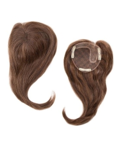 Add On Left Topper | Heat Friendly/Human Hair Blend Hair Extension (Monofilament Base)  Add On Left Topper | Heat Friendly/Human Hair Blend Hair Extension (Monofilament Base)