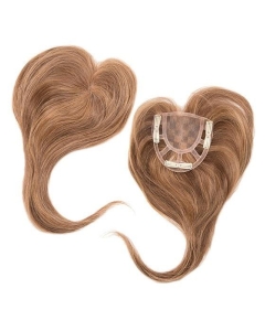 Add On Crown Topper | Heat Friendly/Human Hair Blend Top piece (Monofilament Base)  Add On Crown Topper | Heat Friendly/Human Hair Blend Top piece (Monofilament Base)