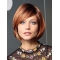 Quality Long 10" Monofilament Auburn Straight Synthetic Bob Wigs