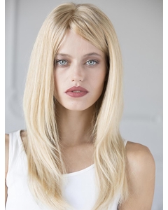 16" 100% Hand-tied Straight Long Human Hair Women Wigs  16" 100% Hand-tied Straight Long Human Hair Women Wigs