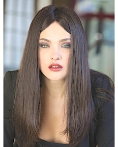 18" Monofilament Straight Long 100% Human Hair Wigs For Women 18" Monofilament Straight Long 100% Human Hair Wigs For Women