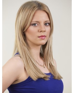 16" Long Platinum Lace Front  With Bangs Blonde Straight Remy Human Hair  Wigs 16" Long Platinum Lace Front  With Bangs Blonde Straight Remy Human Hair  Wigs