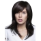 16" Long  Straight 100% Hand-tied Exquisite Synthetic Wigs For Women