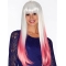 22" Long Straight Lace Front  Ombre/2 tone Synthetic Women Wigs