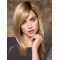 Blonde 16"long Straight Monofilament With Bangs No-fuss Synthetic Women Wigs