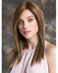 Straight Layered Brown 100% Hand-tied Long Human Hair Wigs  Straight Layered Brown 100% Hand-tied Long Human Hair Wigs