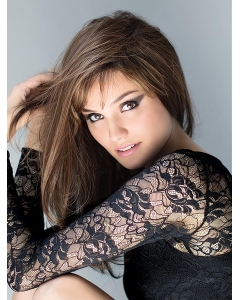 Perfect Brown 16" Long Straight Layered Synthetic Women Wigs Perfect Brown 16" Long Straight Layered Synthetic Women Wigs