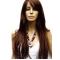 Ideal Auburn Straight Lace Front Remy Human Hair Long Women Wigs