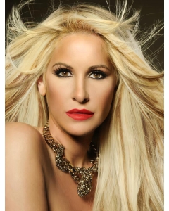 Perfect 18'' Long Blonde Straight Lace Front  Synthetic Women Kim Zolciak Wigs Perfect 18'' Long Blonde Straight Lace Front  Synthetic Women Kim Zolciak Wigs