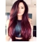 Beautiful Red Mono Top Capless Remy Human Hair Women Wigs