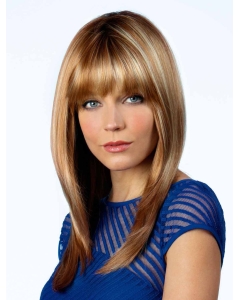 16'' Long Blonde Straight Monofilament Synthetic Women Wigs 16'' Long Blonde Straight Monofilament Synthetic Women Wigs