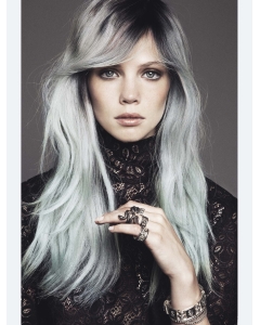 Beautiful 20''Long Straight Lace Front Perfect Synthetic Grey Women Wigs Beautiful 20''Long Straight Lace Front Perfect Synthetic Grey Women Wigs