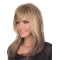 16'' Long Straight Brown Frull Lace Remy Human Hair Women Wholesome Wigs