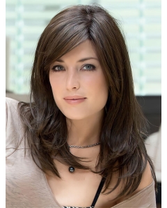 Faddish 16'' Long  Straight Monofilament Lace Front Remy Human Hair Women Wigs Faddish 16'' Long  Straight Monofilament Lace Front Remy Human Hair Women Wigs