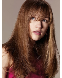 16'' Long New Auburn Capless Straight Human Hair Women Wigs 16'' Long New Auburn Capless Straight Human Hair Women Wigs