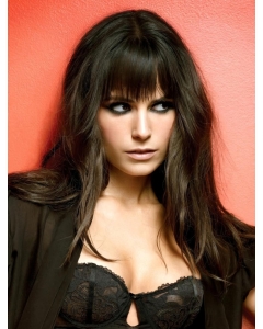 16" Long Straight Capless Synthetic Jordana Brewster Women Wigs 16" Long Straight Capless Synthetic Jordana Brewster Women Wigs