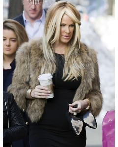 16'' Long Straight Modern Blonde Full lace Human Hair Kim Zolciak Women Wigs 16'' Long Straight Modern Blonde Full lace Human Hair Kim Zolciak Women Wigs