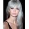 20''Fantastic Long Straight Amazing Synthetic Women Grey Wigs
