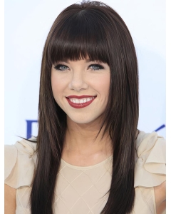 16'' Black Straight Long 100% Hand Tied Remy Human Hair Women Wigs 16'' Black Straight Long 100% Hand Tied Remy Human Hair Women Wigs