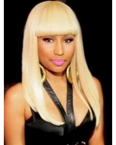 18'' Long Suitable Capless Blonde Straight Synthetic Women Nicki Minaj Wigs 18'' Long Suitable Capless Blonde Straight Synthetic Women Nicki Minaj Wigs