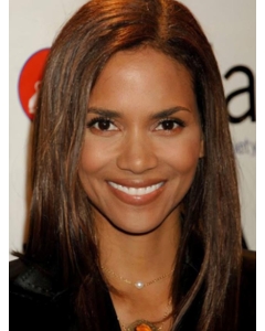 14'' Halle Berry Simple Long Layered Straight Full Lace Human Hair Women Wigs 14'' Halle Berry Simple Long Layered Straight Full Lace Human Hair Women Wigs