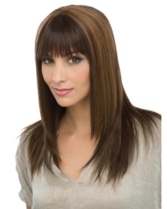 Capless Sleek Brown Straight Long Human Hair Women Wigs Capless Sleek Brown Straight Long Human Hair Women Wigs