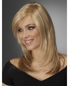 14'' Long Straight Blonde Monofilament Layered Beautiful Synthetic Women Wigs 14'' Long Straight Blonde Monofilament Layered Beautiful Synthetic Women Wigs