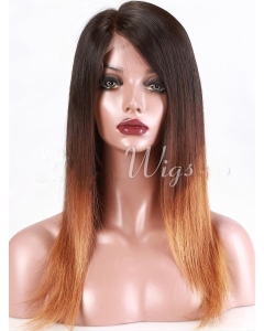 18" Long Straight Full Lace Indian Remy Hair Women Ombre Wigs  Wigs 18" Long Straight Full Lace Indian Remy Hair Women Ombre Wigs  Wigs