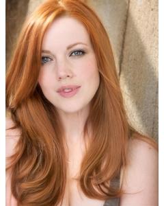 20'' Incredible Long Straight Hand Tied Copper Remy Human Hair Women Wigs 20'' Incredible Long Straight Hand Tied Copper Remy Human Hair Women Wigs