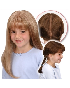 20'' Straight Pleasing Blonde Monofilament Long Synthetic Kids Wigs 20'' Straight Pleasing Blonde Monofilament Long Synthetic Kids Wigs
