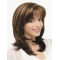 Monofilament Lace Front Straight Shoulder Length Synthetic Affordable Long Women Wigs