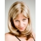 14'' Beautiful Straight Shoulder Length Capless Blonde With Bangs Fantastic Synthetic Women Wigs