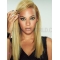 18'' Long Straight Fantastic  Blonde Without Bangs 100% Hand-Tied Mono Top Beyonce Inspired Synthetic Women Wigs