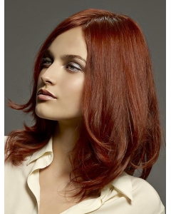 14''Great Long Shoulder Length Straight  Layered Mono Top Lace Front Synthetic Women Wigs 14''Great Long Shoulder Length Straight  Layered Mono Top Lace Front Synthetic Women Wigs
