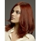14''Great Long Shoulder Length Straight  Layered Mono Top Lace Front Synthetic Women Wigs