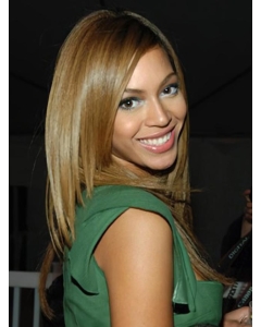 18 Inches Silky Long Straight Lace Front Remy Human Hair Women Beyonce Wig 18 Inches Silky Long Straight Lace Front Remy Human Hair Women Beyonce Wig