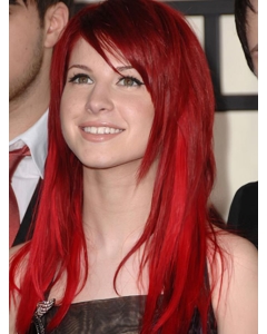 18'' Long Straight   Lace Front Synthetic Red Wigs For Women 18'' Long Straight   Lace Front Synthetic Red Wigs For Women