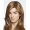 18''Fantastic Fashional Blonde Mono Top Long Straight With Bangs  Synthetic Women  Wigs